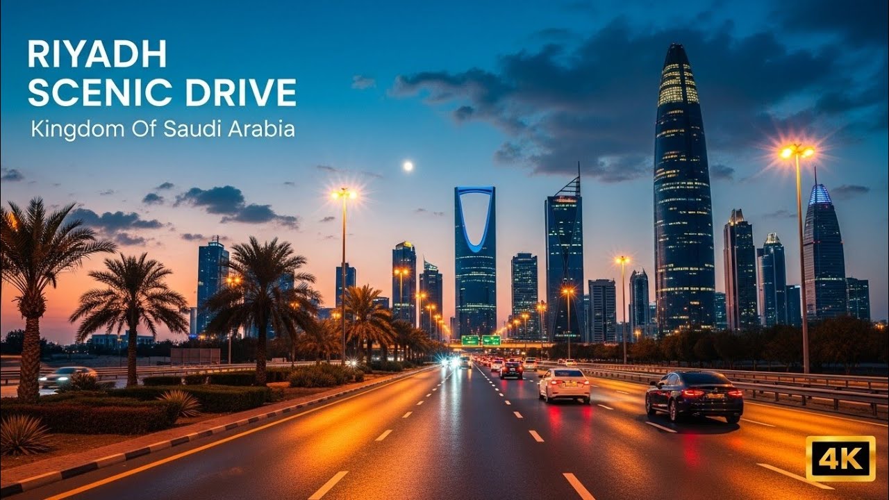 Riyadh 2025: Futuristic 4K Drive Through King Abdullah Financial District (KAFD) 🇸🇦