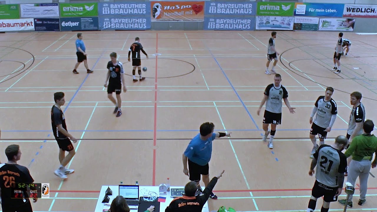 Handballregeln: Timeout wegen Gegenstand auf dem Spielfeld
