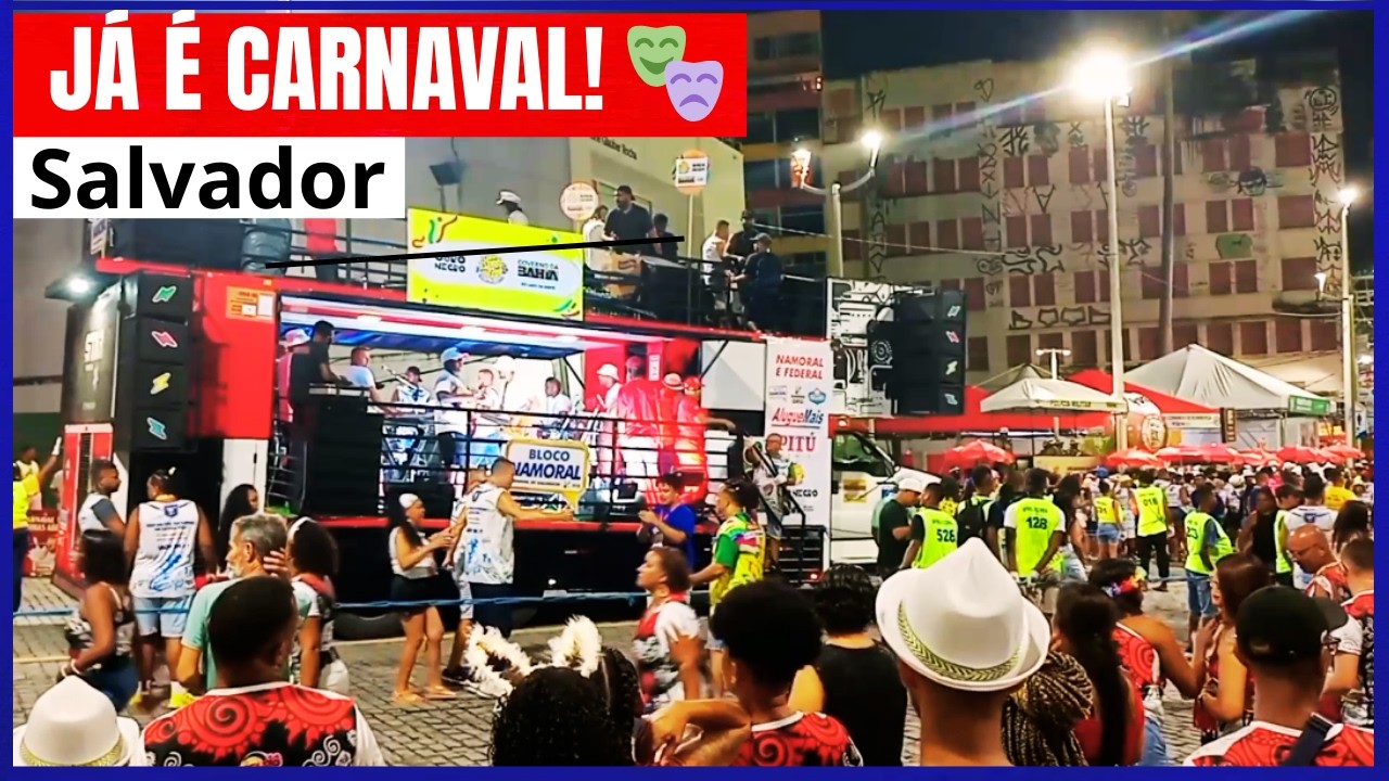 CARNAVAL DE SALVADOR 2026 JÁ COMEÇOU! 🎭 Praça Castro Alves LOTADA!