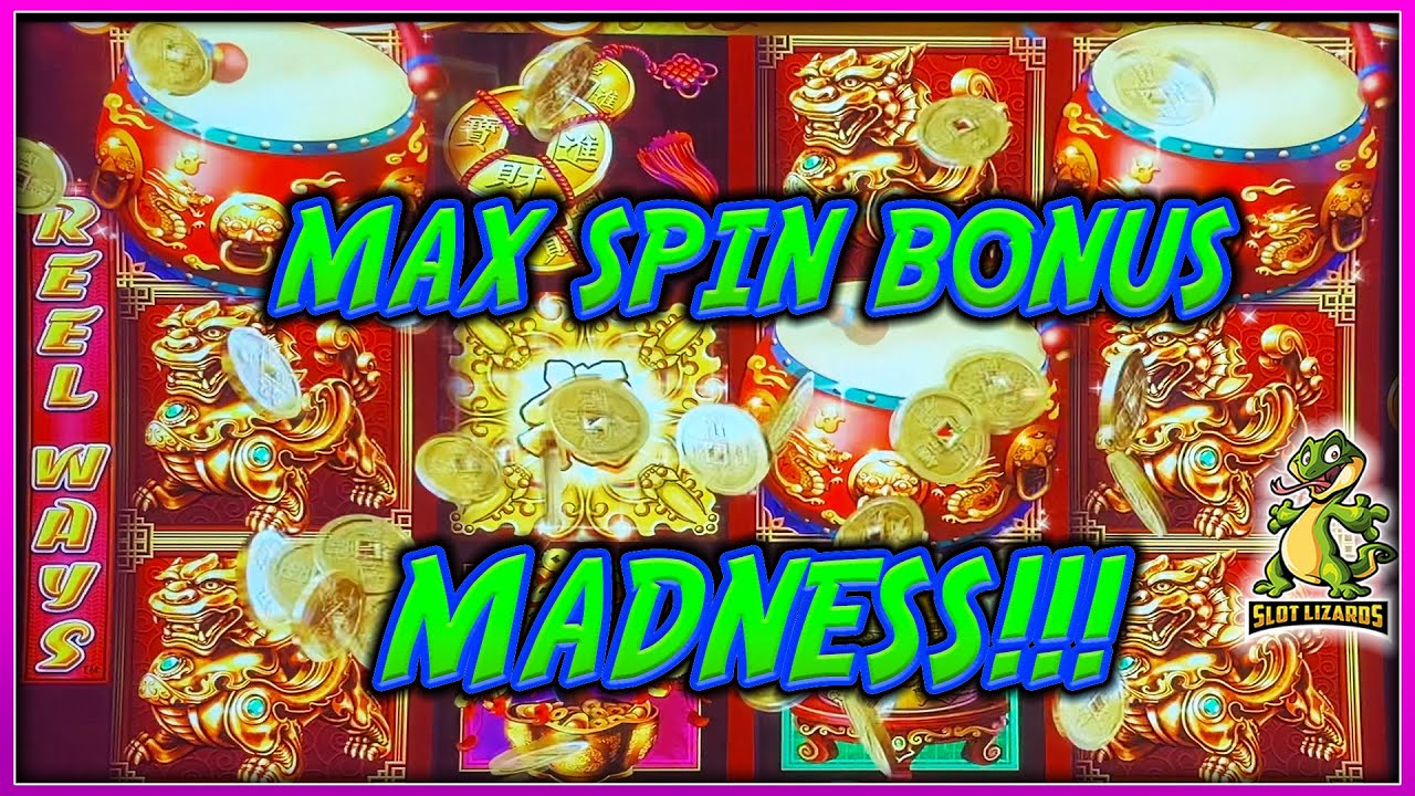 MEGA MAX SPIN DANCING DRUMS BONUS BONUS BONUS BATTLE! Scientific Games Slot ROLLER COSTER RIDE!