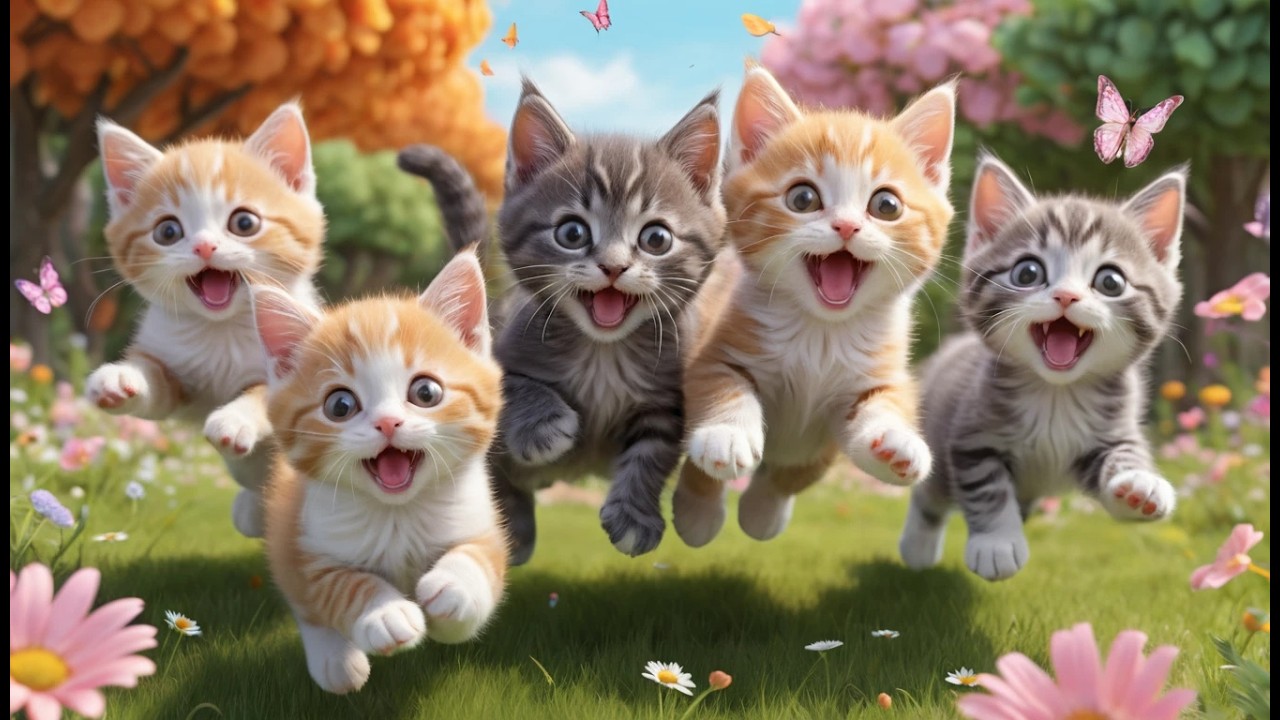 Five Little Kittens Jump Jump Jump | Active Play & Pet Counting Song for Kids