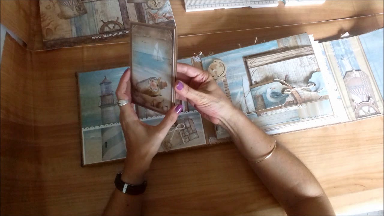 ALBUM CON SEA LAND DE STAMPERIA