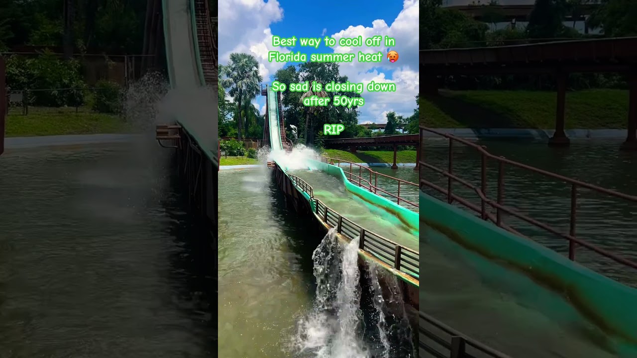 Standly Falls Flume 💦 #rip #amusementparkride #wateride