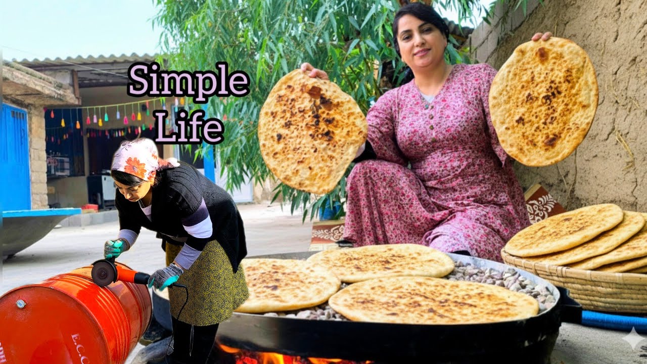 Village Life Iran / Simple Living and Building Without Machines