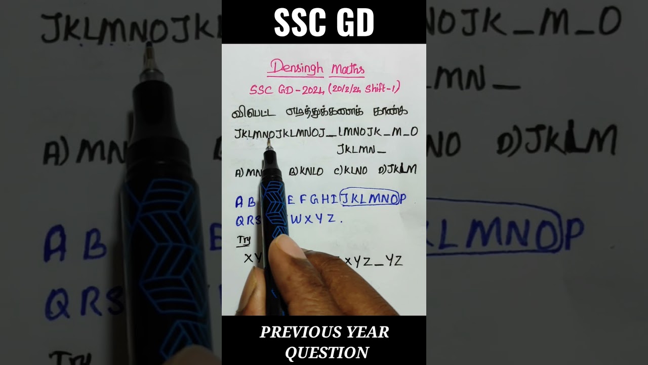SSC GD PREVIOUS YEAR QUESTIONS IN TAMIL / ssc gd reasoning in tamil / tnpsc maths / reasoning #tnpsc