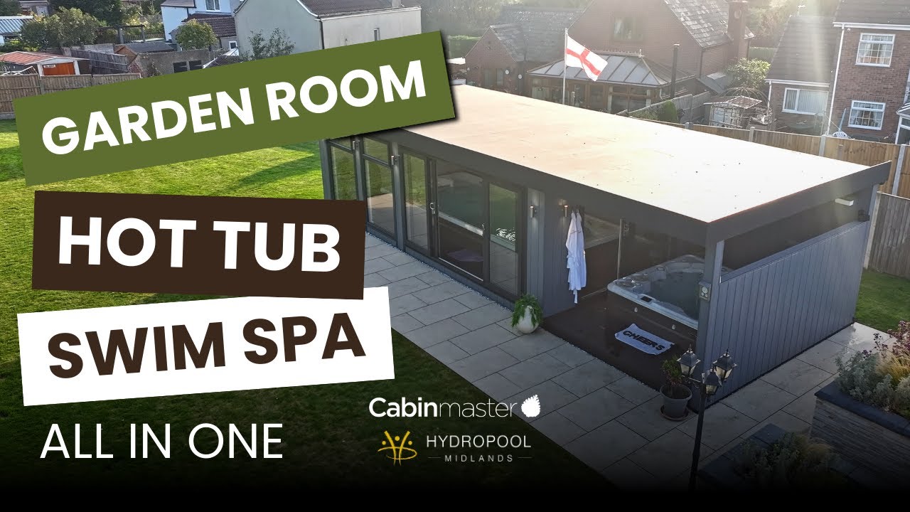 Swim Spa & Hot Tub Garden Room Tour | Daniella’s Hydrotherapy Retreat