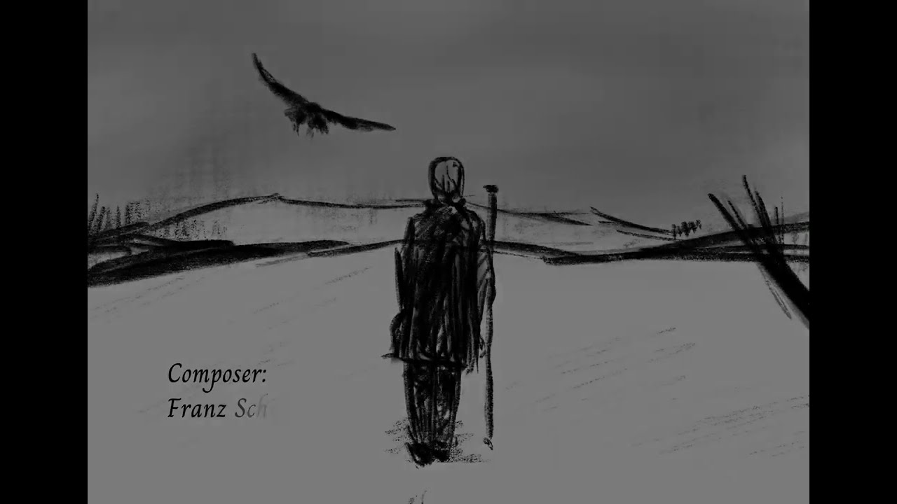 Classical Music Animation - Schubert's Die Krähe (The Crow) from Winterreise (Eng/German subtitle)