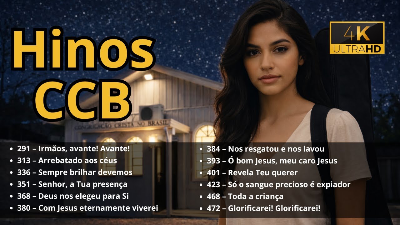 Hinos CCB – Voz e Violão | 37 Min de Louvor, Esperança e Edificação