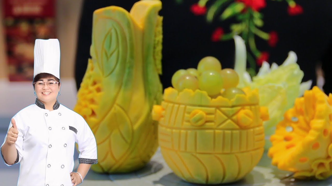 Cách tỉa bí đơn giản, bắt mắt - Nấu Ăn Ngon