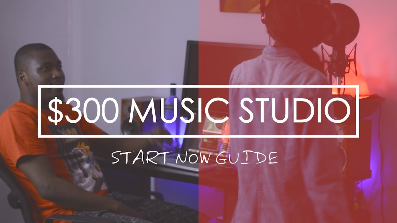 How To Build A Home Music Studio For Less Than 300 Dollars