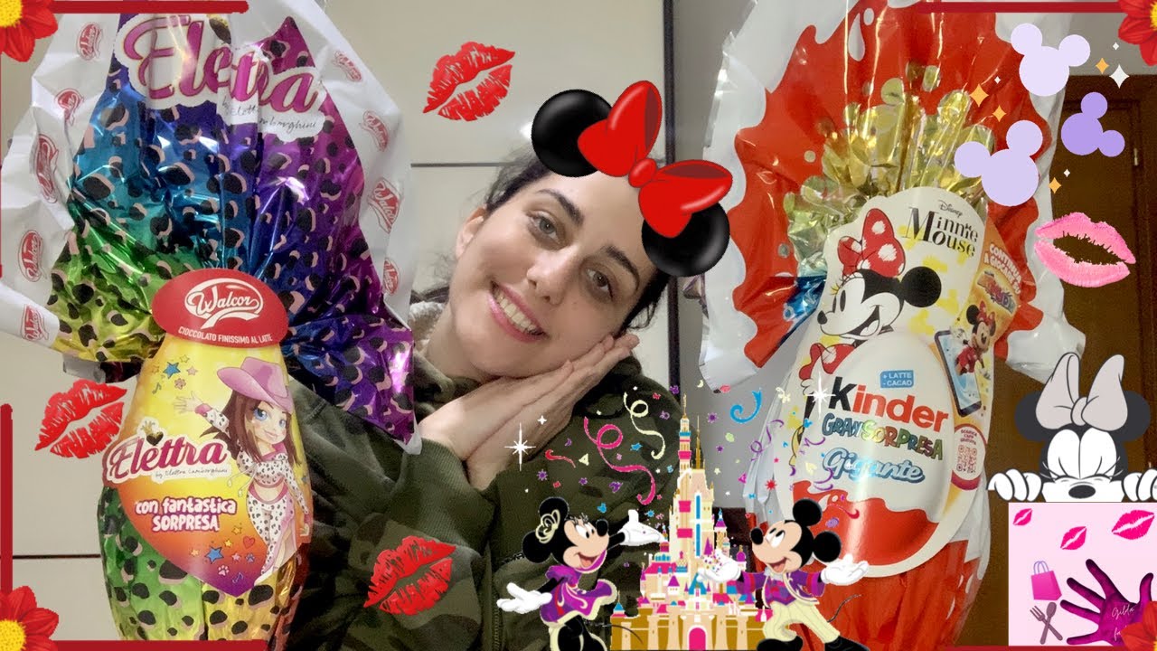 Apro uova di Pasqua 2022:Minnie ed un altro di Elettra Lamborghini.Top o Flop?🎀💋💋💋