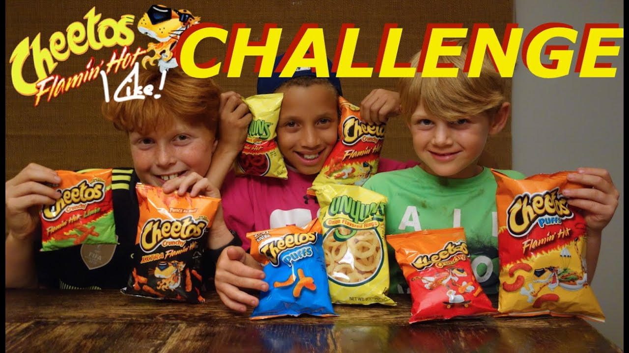 Испытание Flamin' Hot Cheetos!