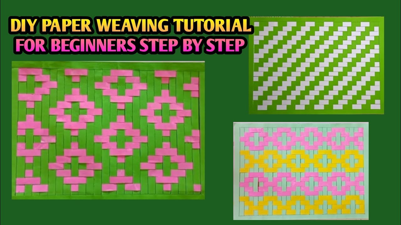 Colorful Paper Weaving Ideas You Can Master | Simple Paper Weaving Tutorial for Beginners