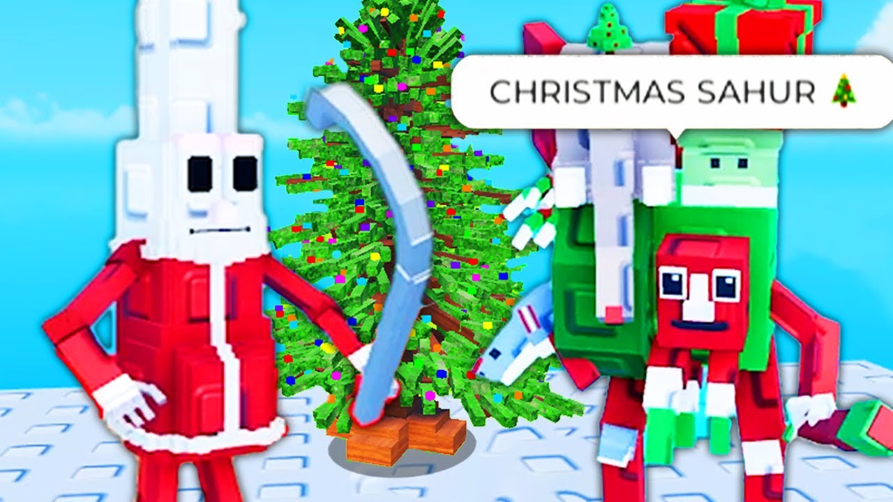 Roblox Slap Tower Funny Moments (BRAINROT 15) 🎄🎅