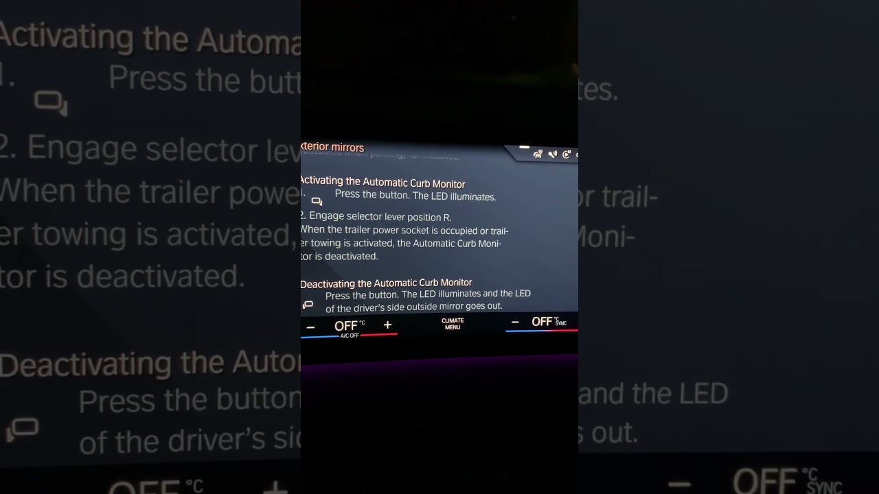 Weird change in BMW X1: mirror tilting doesn&rsquo;t work if trailer mode is activated