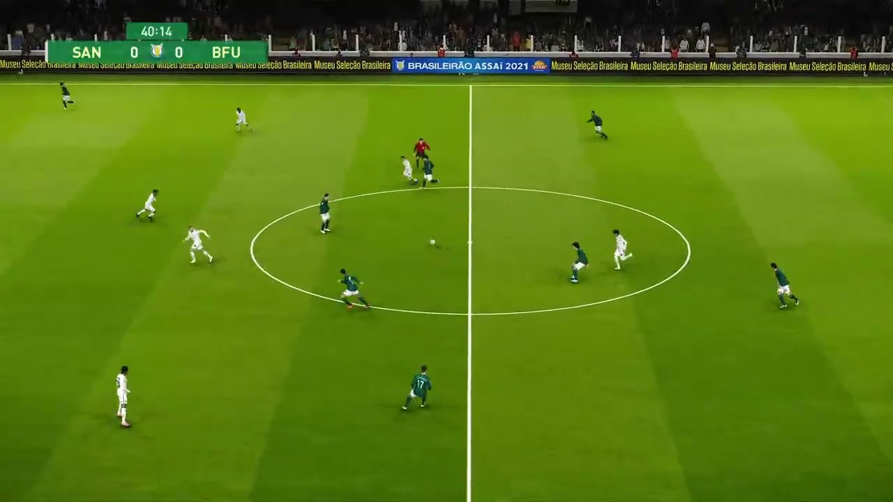 SANTOS X PALMEIRAS SIMULAÇÃO GAMEPLAY PES21 PS4