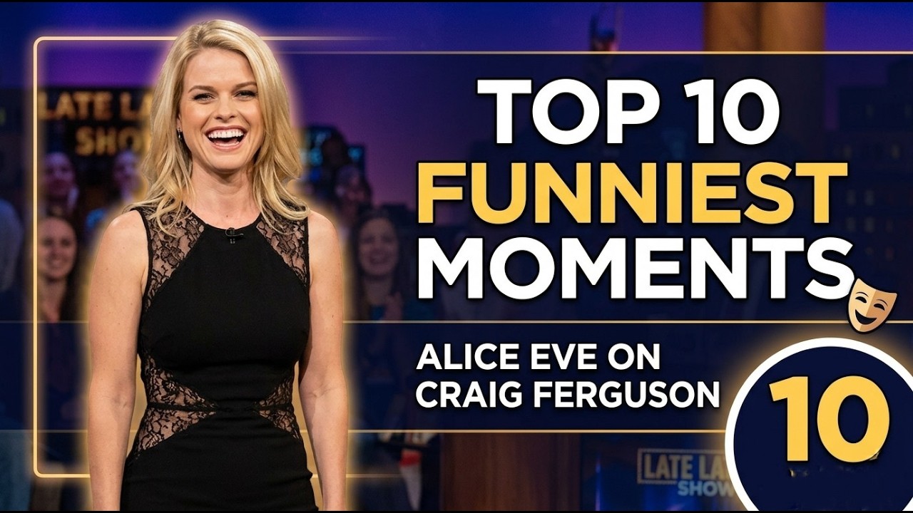 Top 10 Funniest Alice Eve Moments on Craig Ferguson.