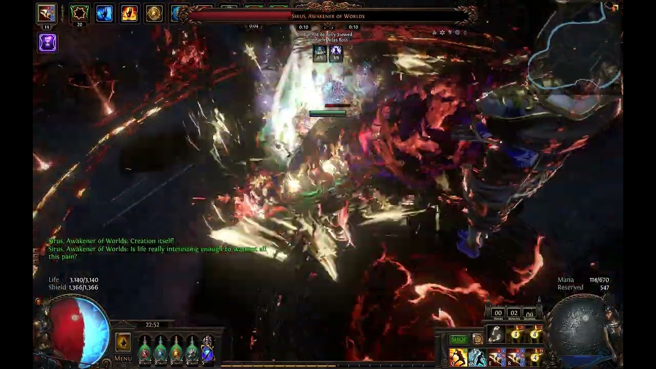 Holy strike 15 Armaments vs Uber Sirus (meme build) | PoE 3.28