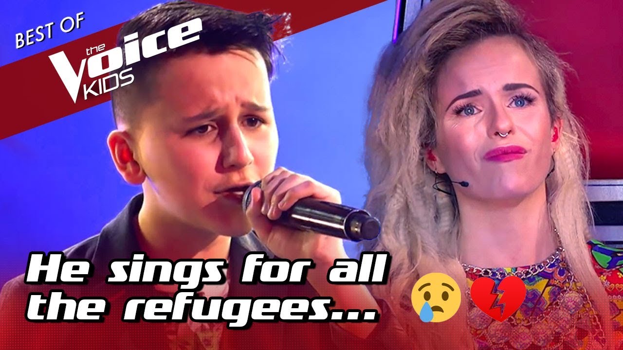 13-Year-Old got the coaches STANDING on their CHAIR in The Voice Kids