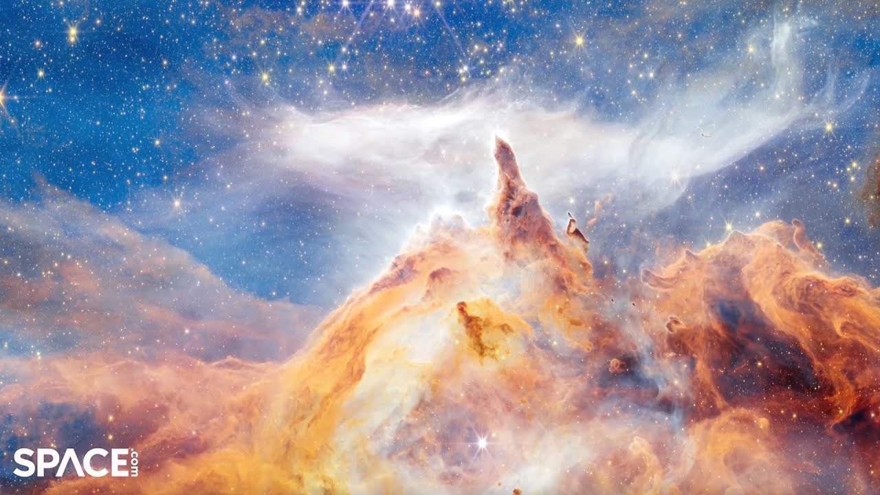 James Webb Space Telecope captures an amazing region of starbirth - 4K zoom