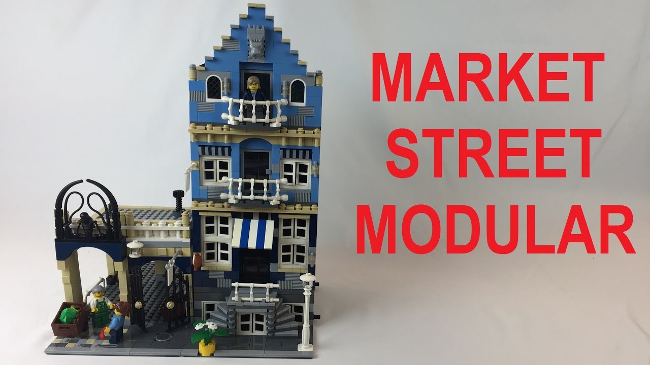 Lego Market Street Modular 10190 - Review & Speedbuild