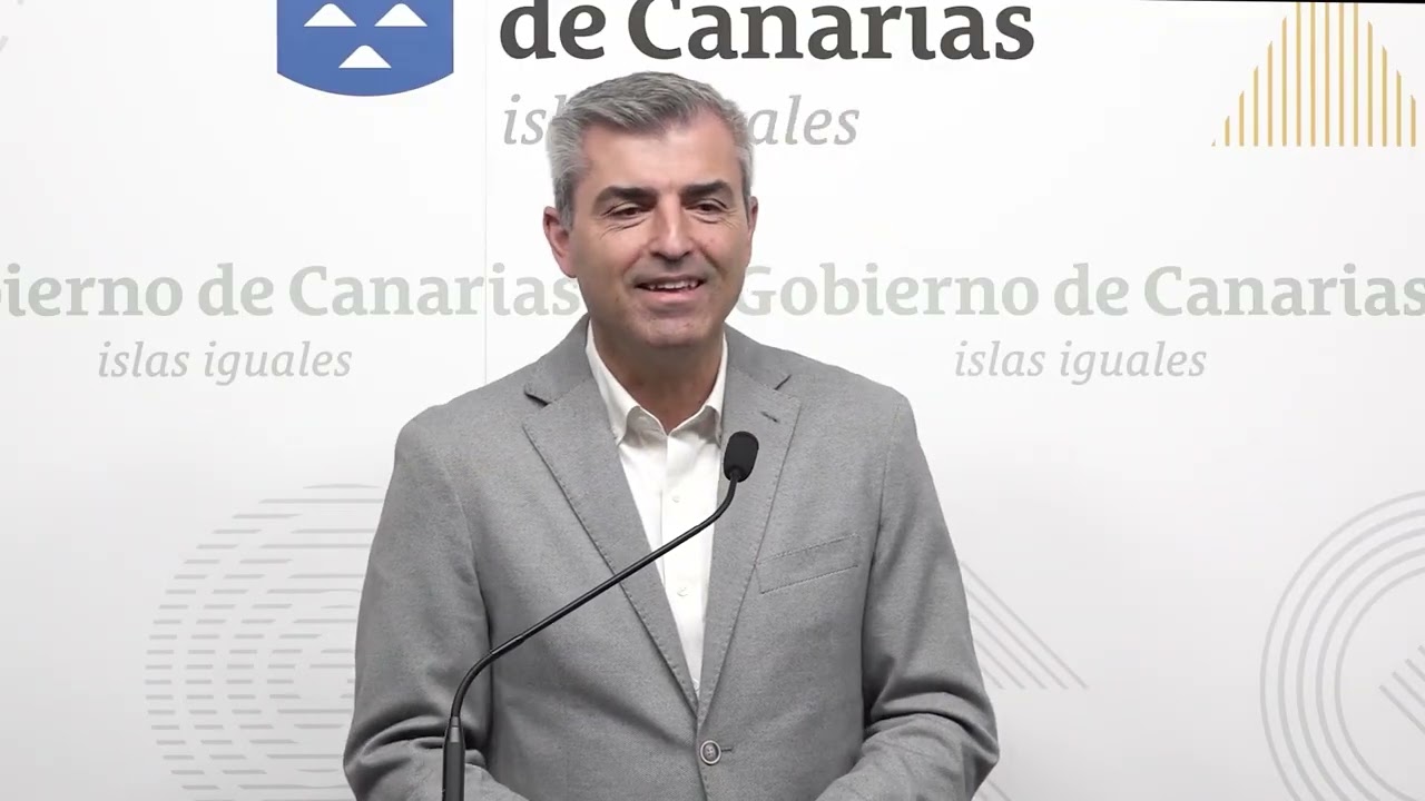Rueda de Prensa | Declaraciones de Manuel Domínguez, Vicepresidente del Gobierno de Canarias