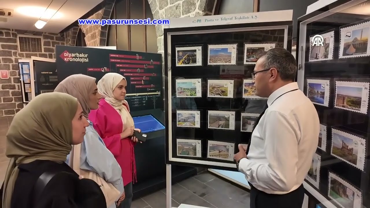 161 yıllık PTT pulları Diyarbakır'da tarihe ışık tutuyor