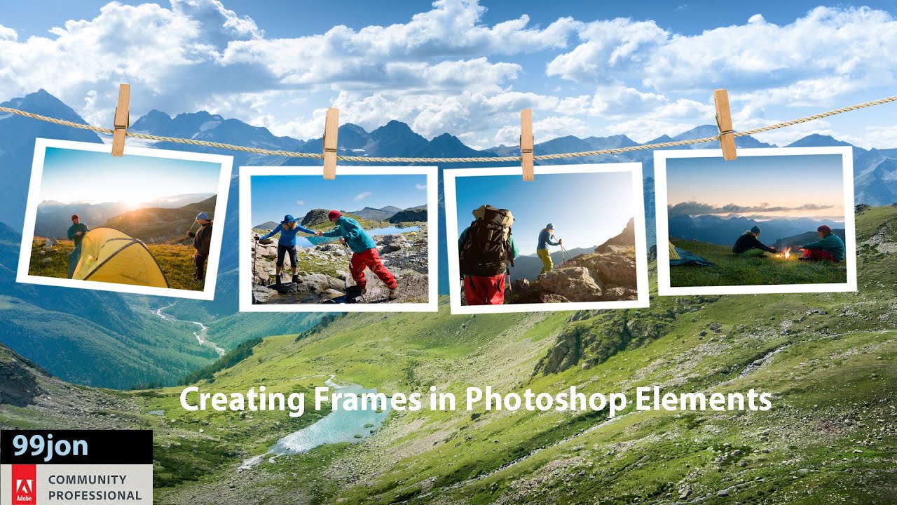Adding Photo Frames to Images in Photoshop Elements