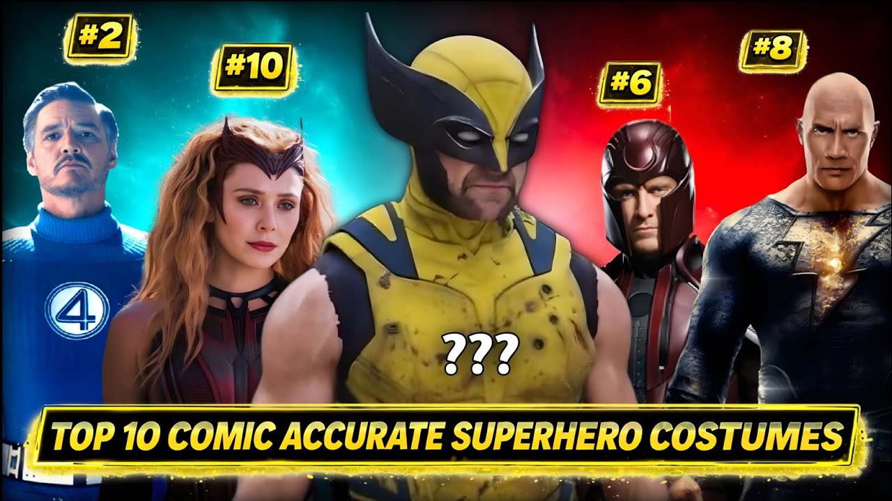Top 10 Comic Accurate Superhero Costumes in Marvel & DC (Part 3) || VB Talks 