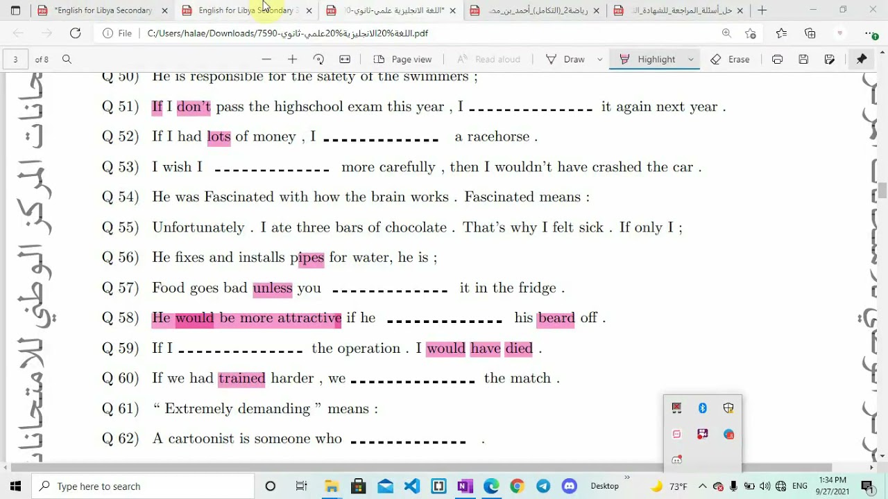 Reported (speech & question)