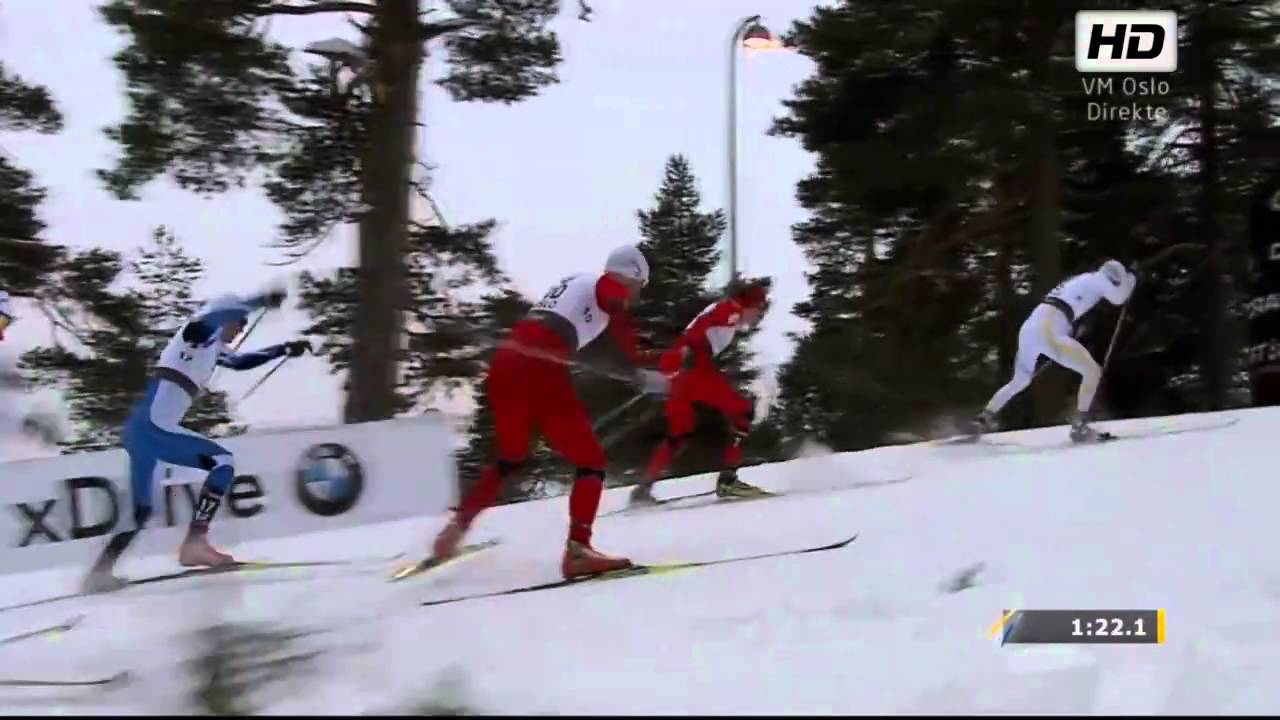 VM Sprint Finale Holmenkollen 2011 - Marcus Hellner vs Petter Northug