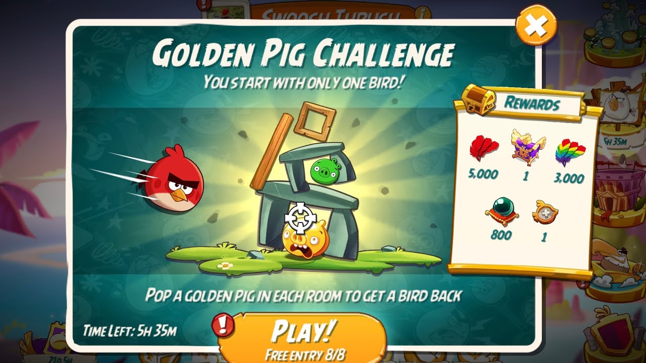 One Shot to Win! Angry Birds Daily Challenge 🎯🔥”#angrybirds #angrybirdschallenge 