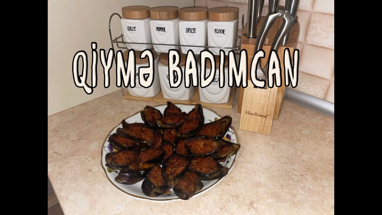 Əsl Lənkəran üsulu Qiymə badımcanın hazırlanması