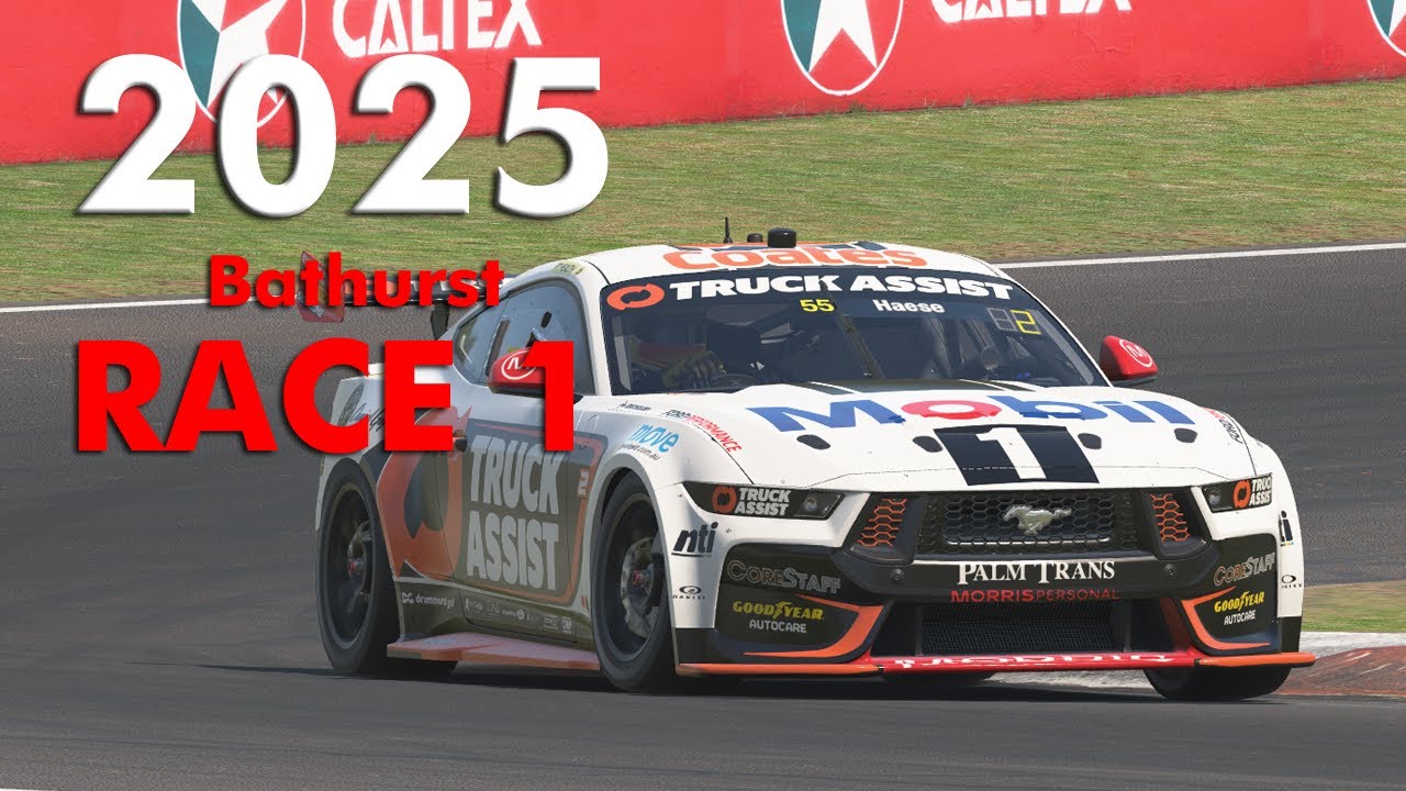 2025 iRacing Supercars Bathurst - RHonboard