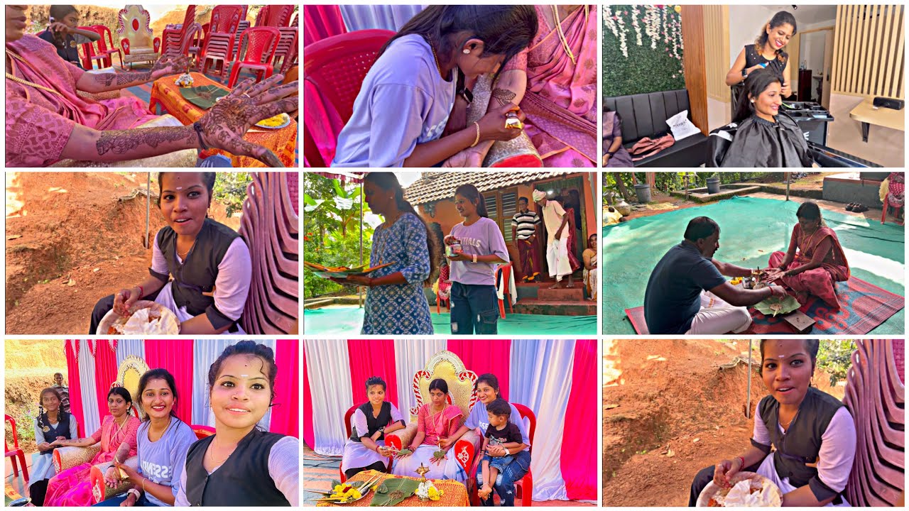 Simple mehandi day🥰/hair spa😜/#mehandi#tulu