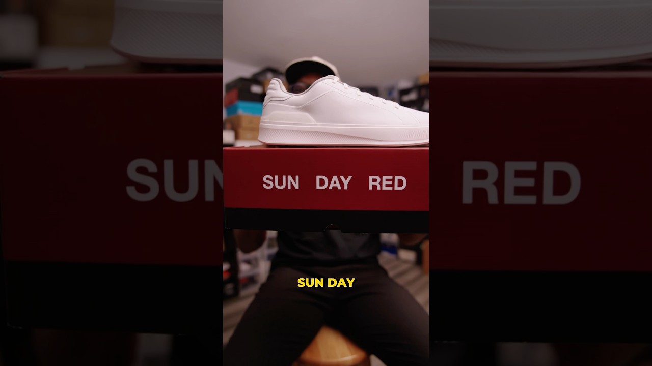 Tiger&rsquo;s new GOLF shoe is a big step for Sun Day Red #golf #sneakers