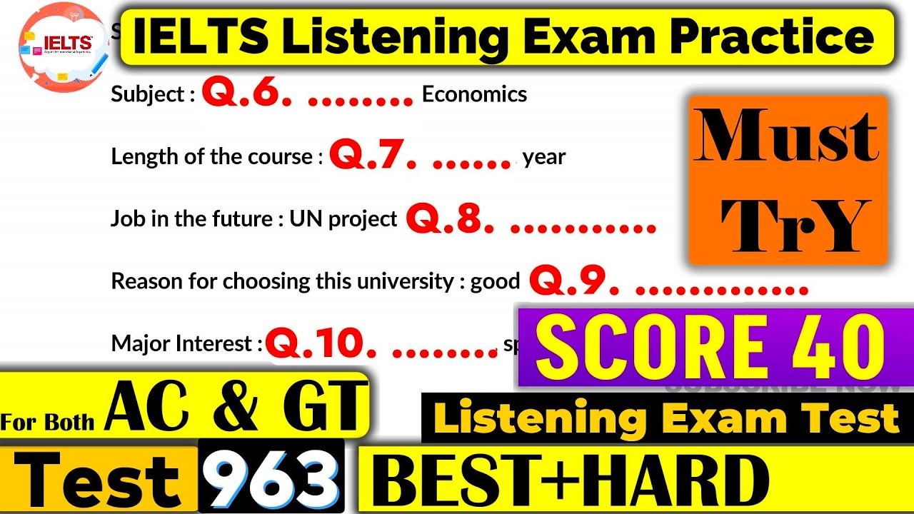 IELTS Listening Practice Test 2026 with Answers | IELTS LISTENING