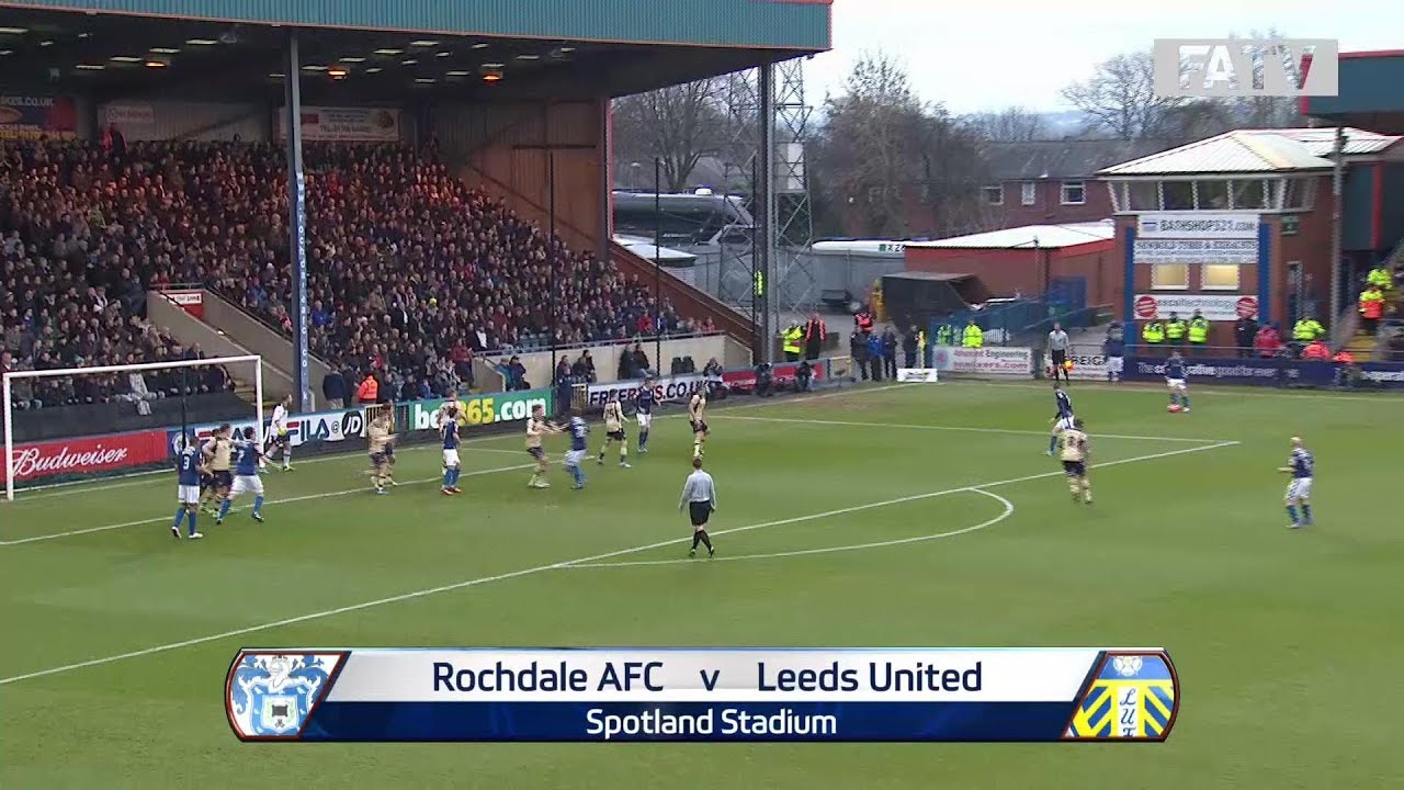 ROCHDALE AFC vs LEEDS UNITED 2-0: Official Goals & Highlights FA Cup Third Round