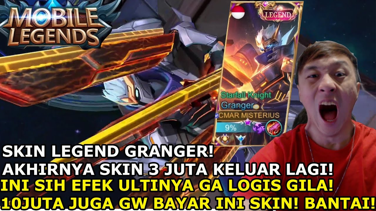 LEGEND GRANGER 3 JUTA!! GILA INI ULTINYA TERLALU KEREN PARAH! 10 JUTA JG GW BAYAR INI SKIN! BANTAI!