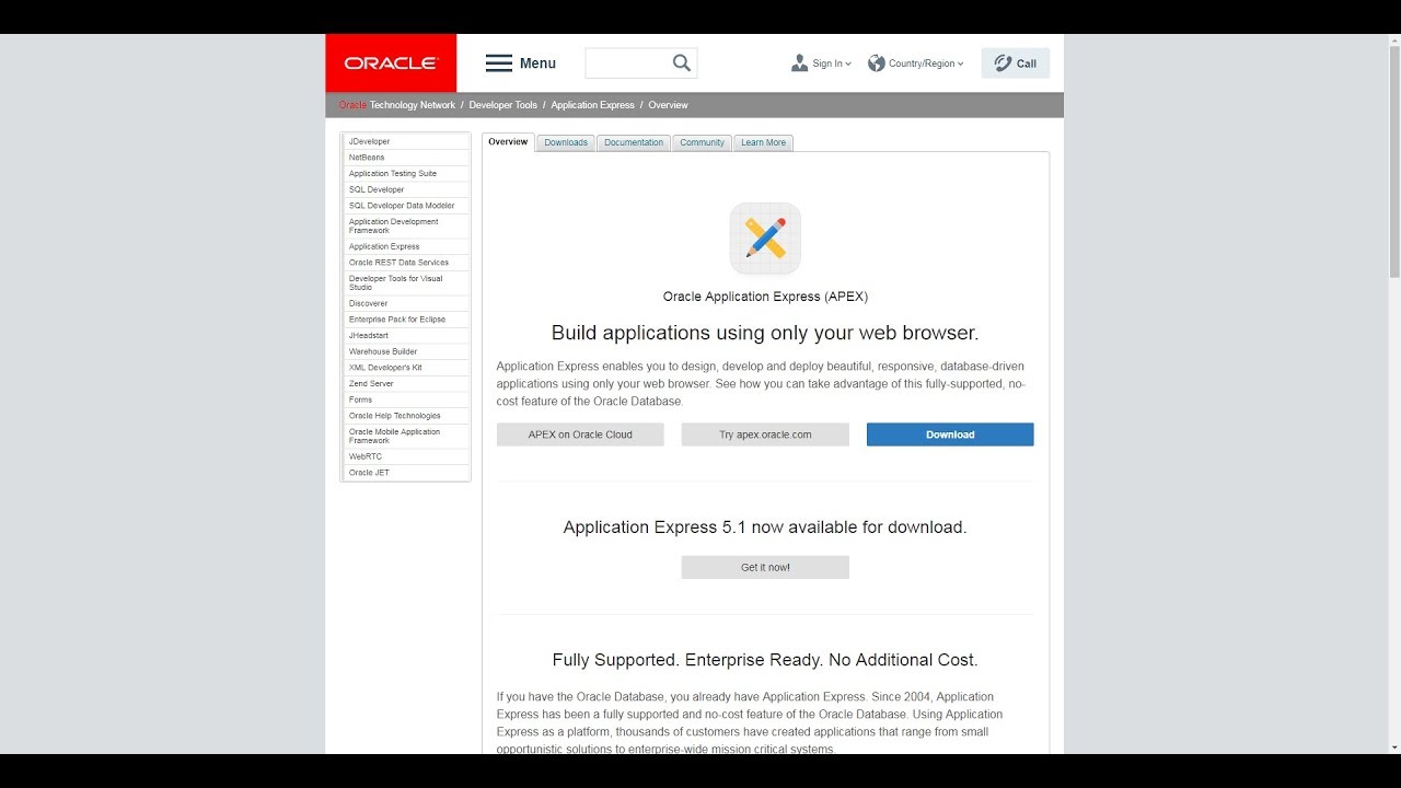 Oracle Database 11g Express Edition - Part 2 (Getting Started with Oracle Application Express)