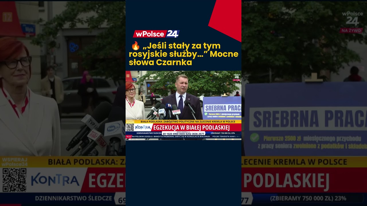 Egzekucja w Białej Podlaskiej! Czarnek m&oacute;wi o rosyjskim śladzie?!
