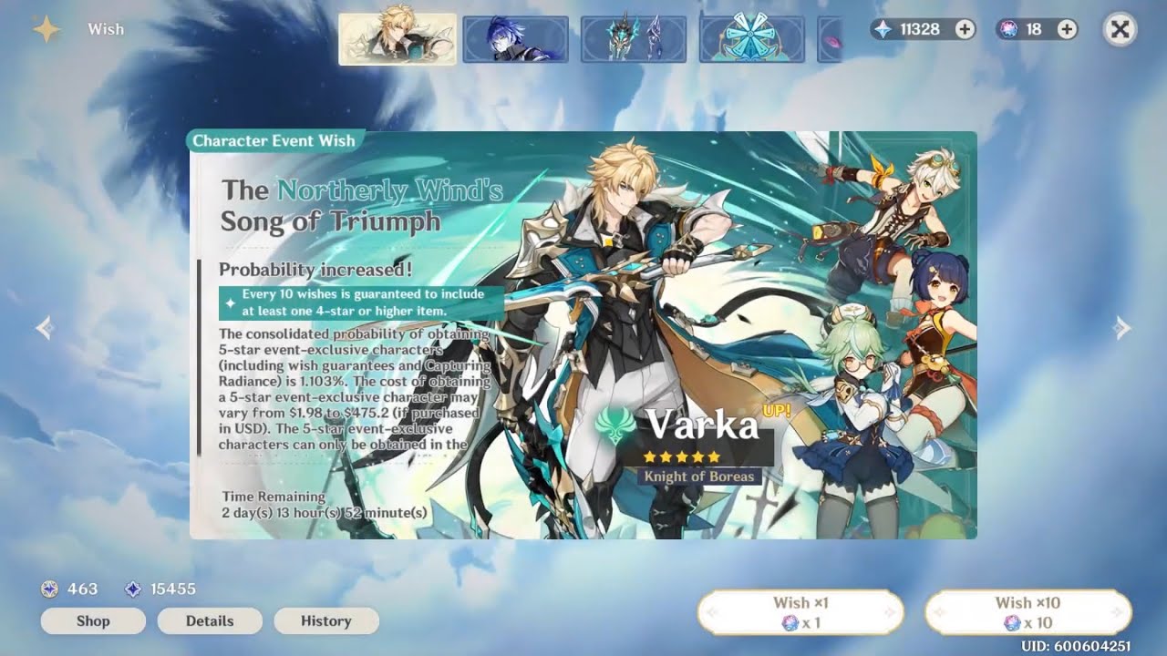 Using all my funds for Varka and Flins