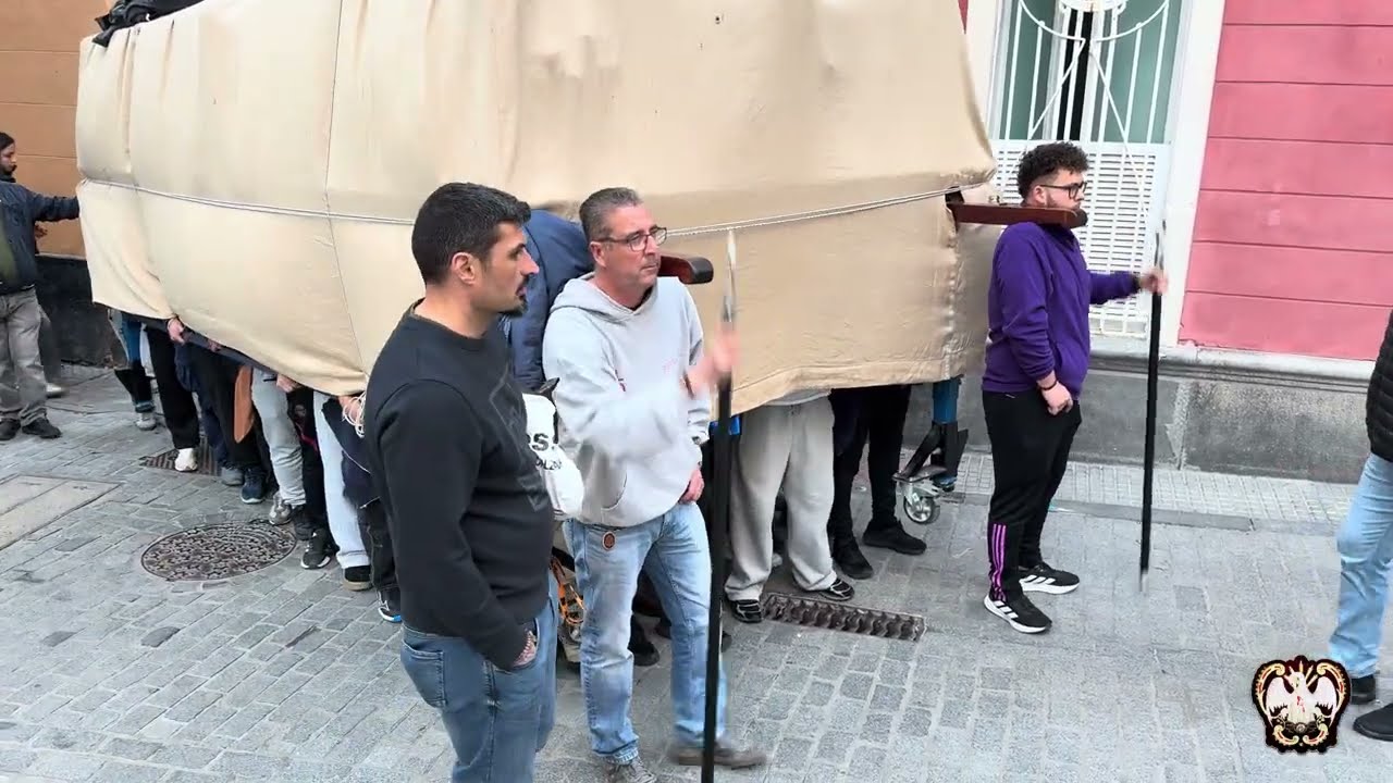 Traslado paso Jesús del Mayor Dolor (Sanidad) al Oratorio San Felipe Neri, Cuaresma Cádiz 2026