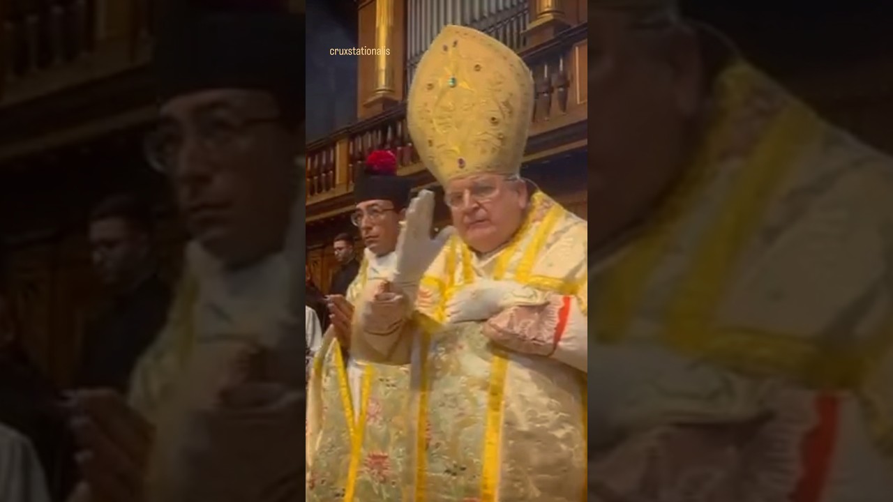 Cardinal Burke Celebrates Pontifical High Mass in St. Peter&rsquo;s Basilica