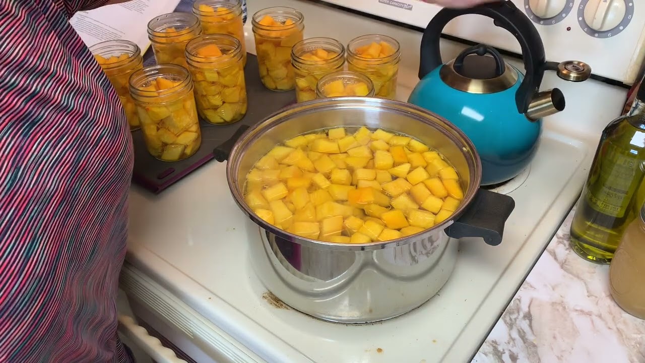 Canning Pumpkin with the All American 🇺🇸 Pressure Canner #prepper #pantry