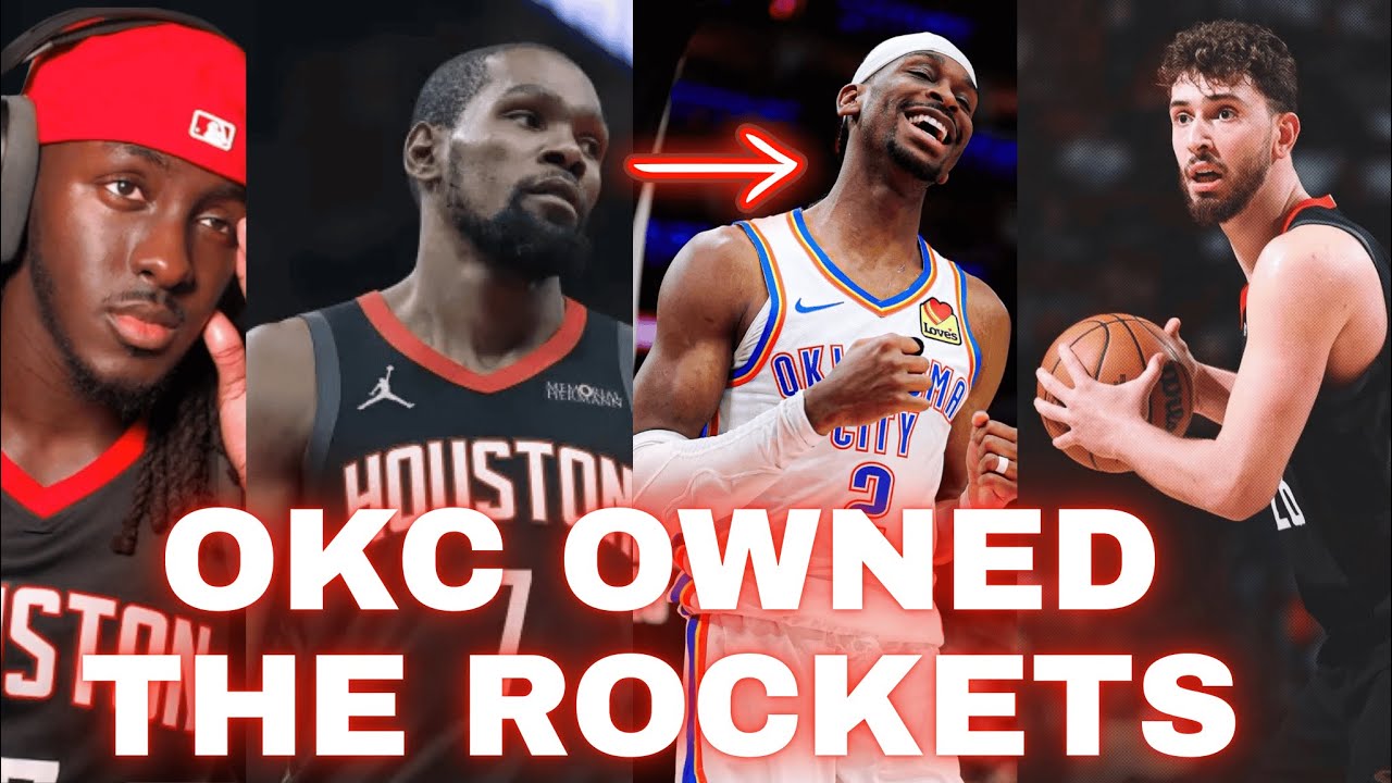 OKC DESTROYED US.. Rockets Vs Thunder Highlights Reaction