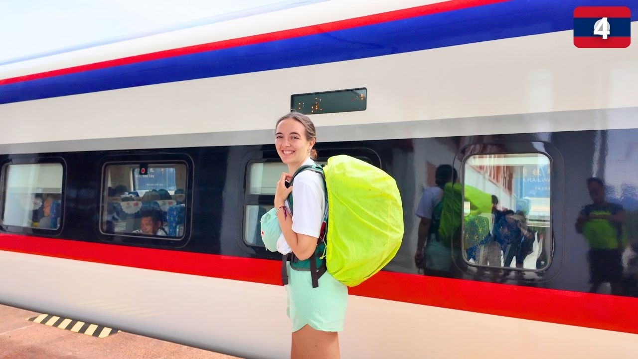 Así es el TREN que CHINA construyó en LAOS 🇨🇳🇱🇦