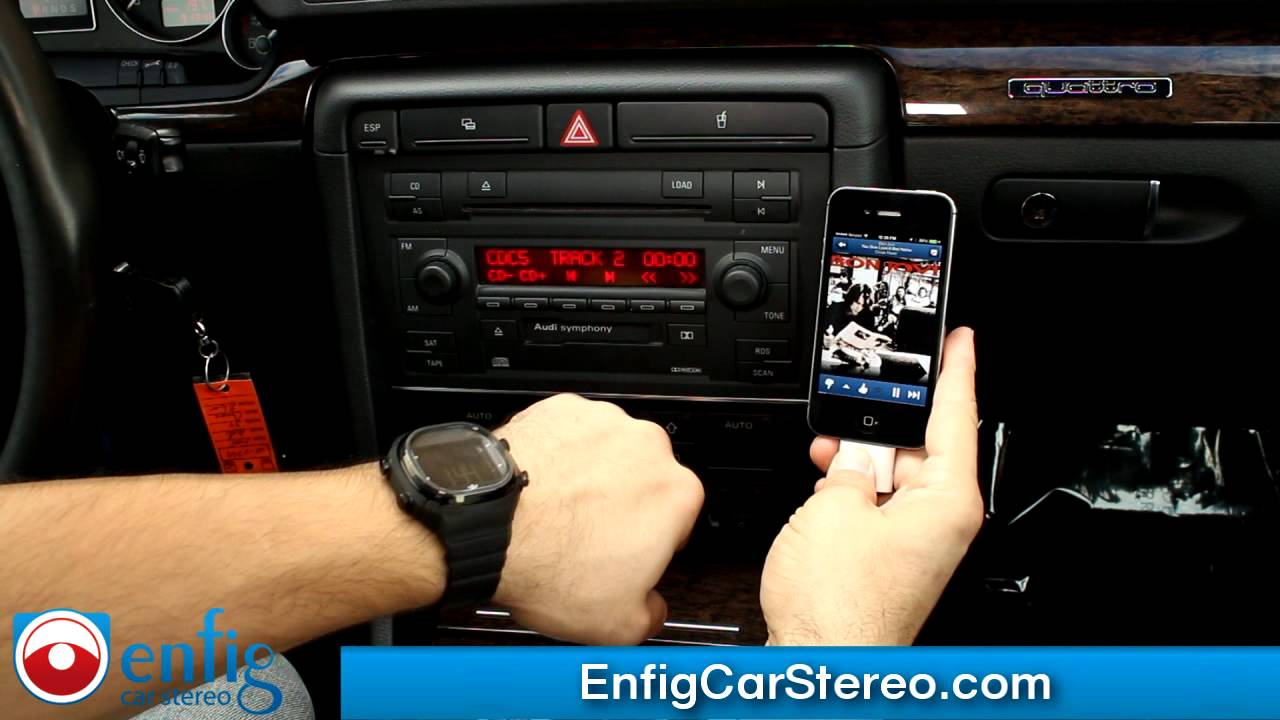 iPod AUX adapter A4 Audi 02-06 Dension GW1LAU2