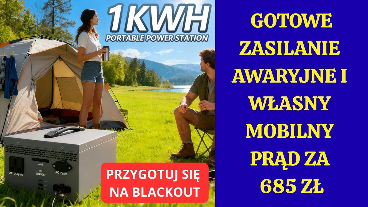 GOTOWE ZASILANIE AWARYJNE I MOBILNY WŁASNY PRĄD ZA 685 ZŁ💡PRZYGOTUJ SIĘ NA BLACKOUT💡