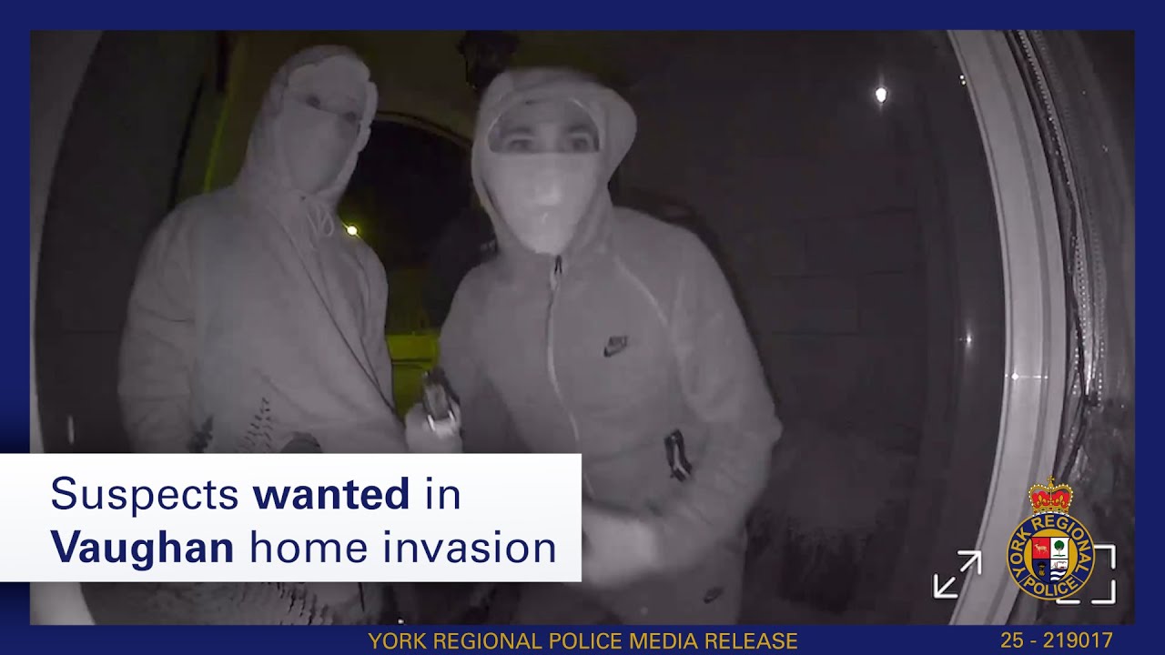 25-291195 - Doorbell Camera Captures Suspects in Vaughan Home Invasion